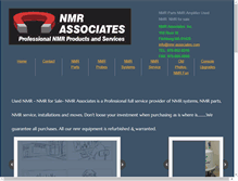 Tablet Screenshot of nmrassociates.com